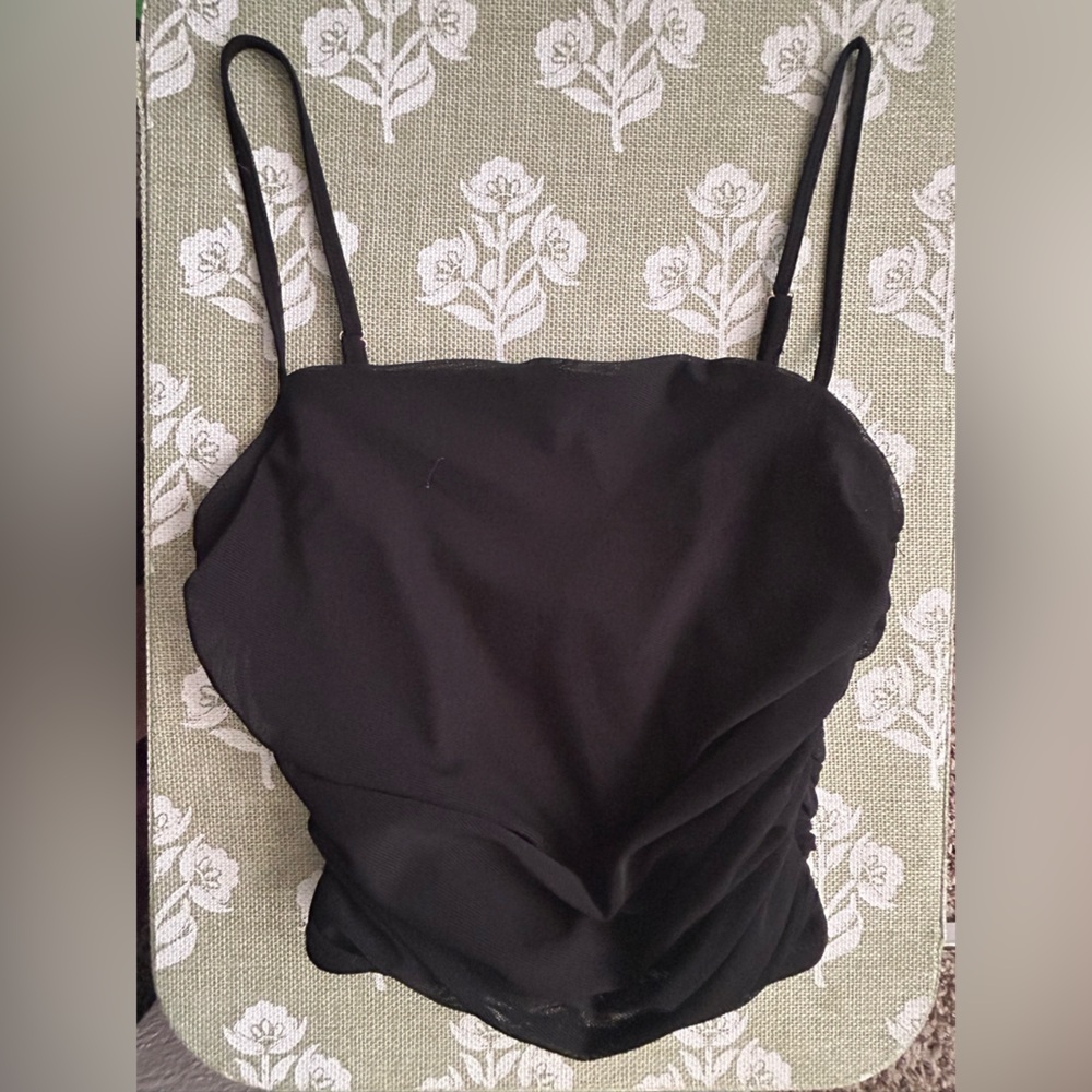 Black Women's Cropped Top